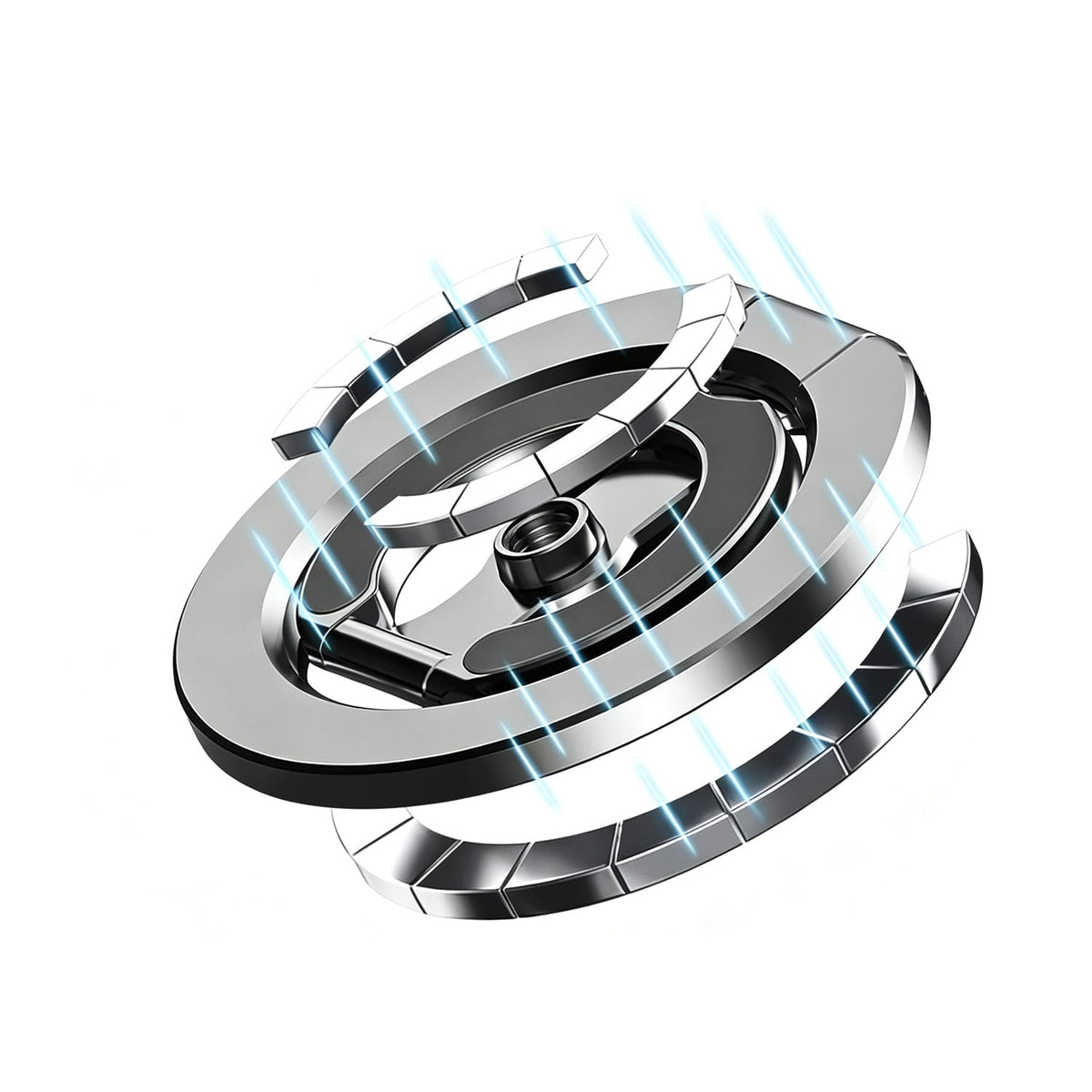 MagSafe magnetic phone ring holder with dual-sided grip and kickstand, image 5