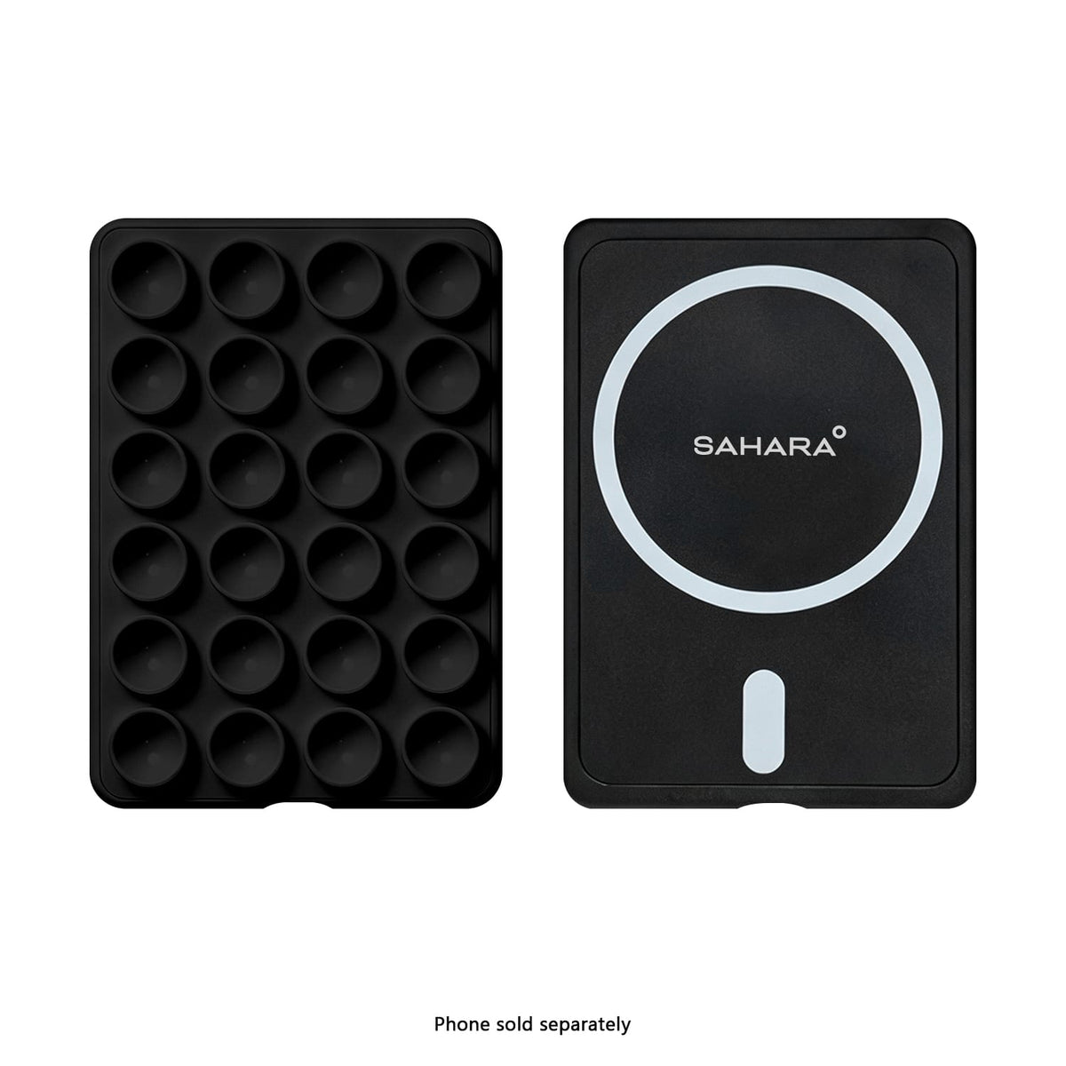 Black MagSafe suction cup phone mount