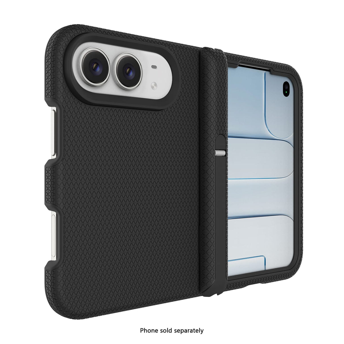 iPhone Duo Dotted MagSafe Case – Tempered Glass Bundle - Black image 4