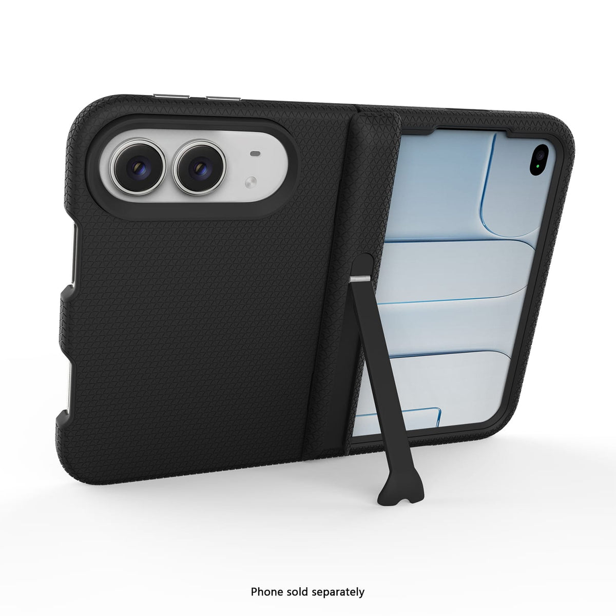 iPhone Duo Dotted MagSafe Case – Tempered Glass Bundle - Black image 6