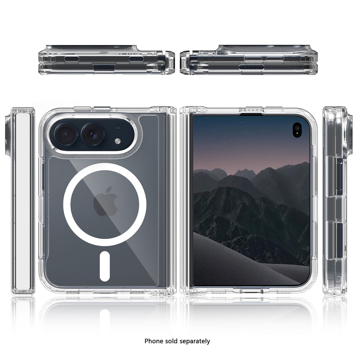 iPhone Duo Clear MagSafe Case – Tempered Glass Bundle - Clear image 2