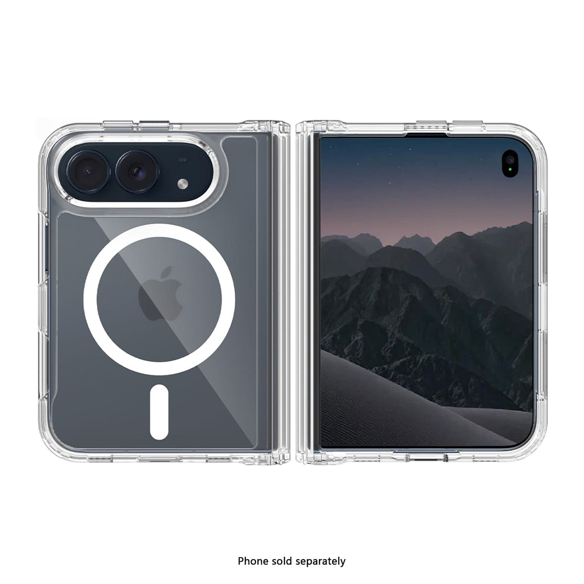 iPhone Duo Clear MagSafe Case – Tempered Glass Bundle - Clear image 3