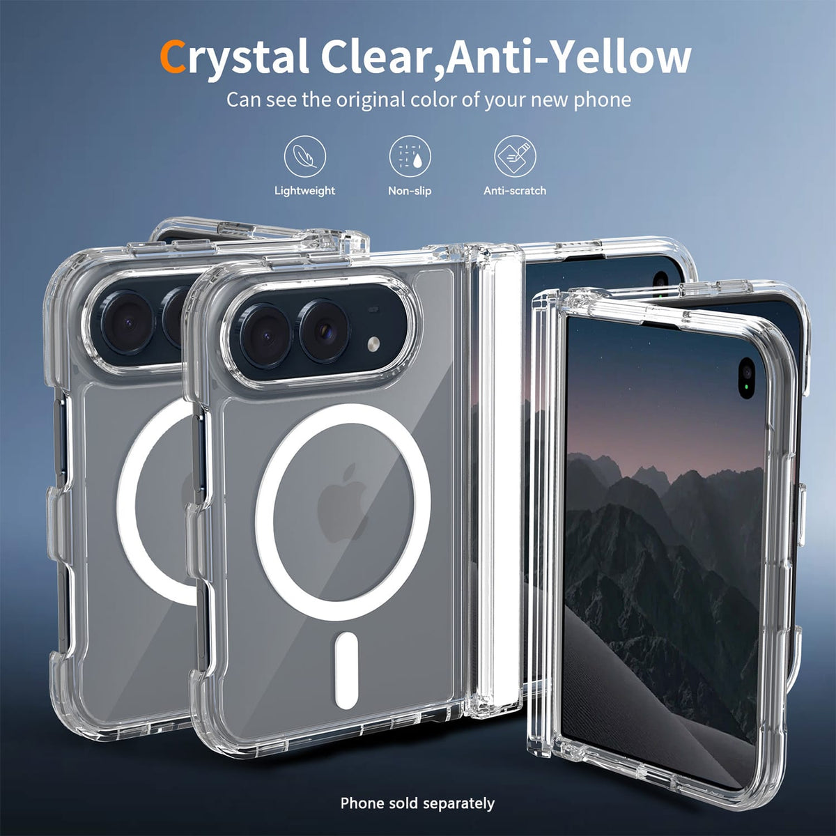 iPhone Duo Clear MagSafe Case – Tempered Glass Bundle - Clear image 4