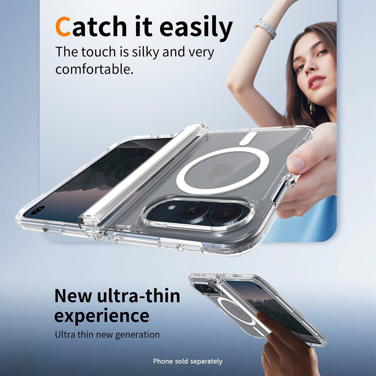 iPhone Duo Clear MagSafe Case – Tempered Glass Bundle - Clear image 6