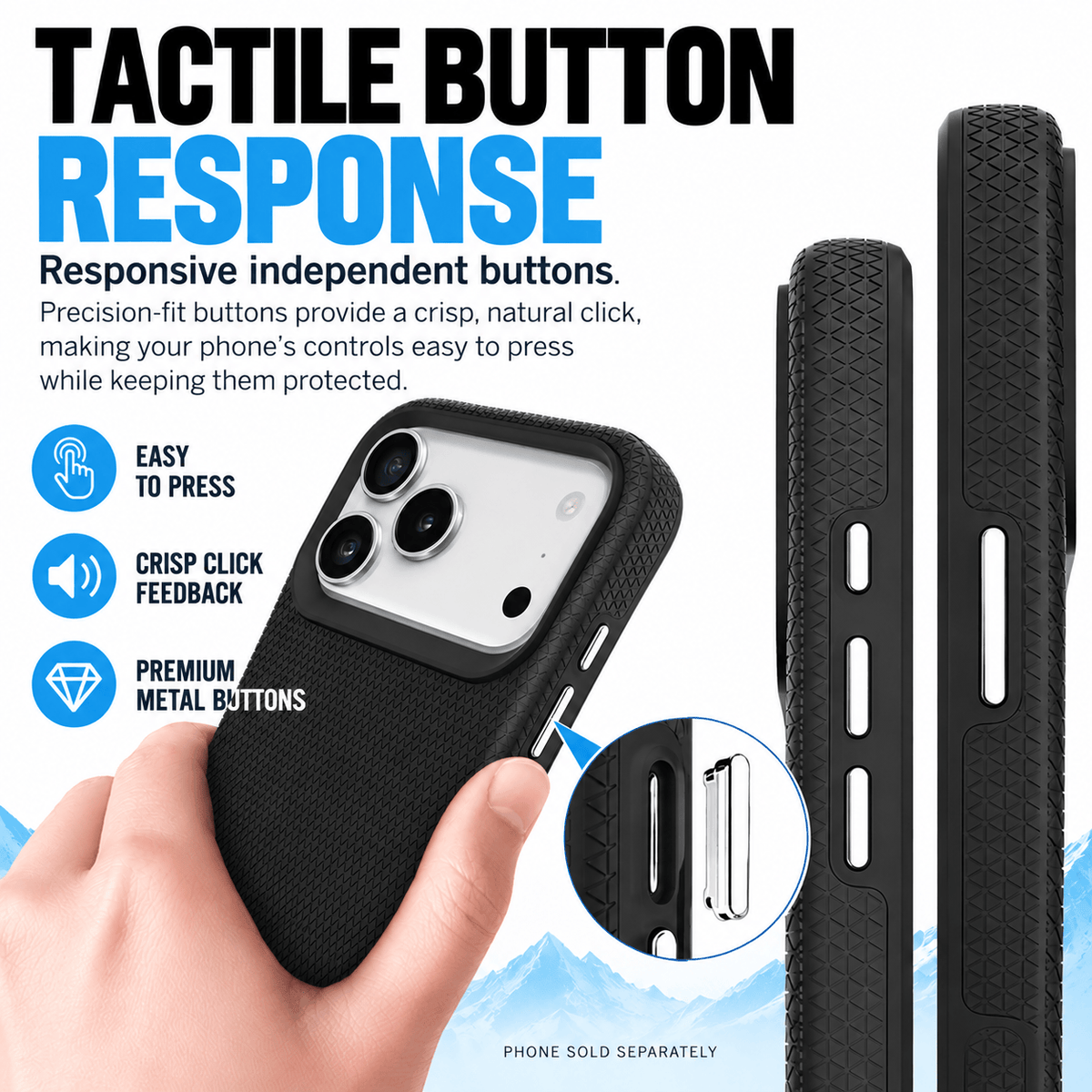 iPhone 18 Pro Shockproof MagSafe Case - 2-in-1 with ZeroDamage Tempered Glass | Armor Series