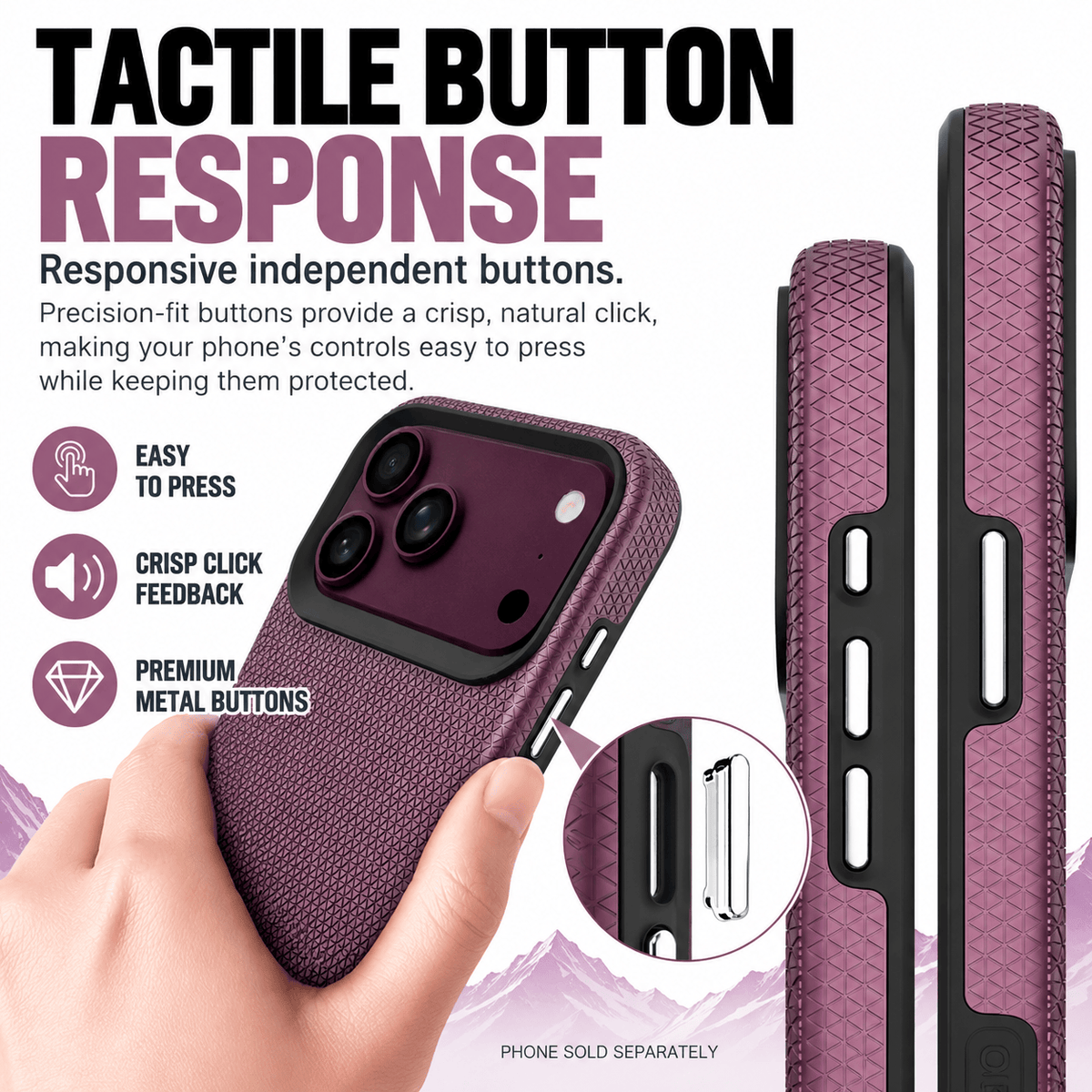 iPhone 18 Pro Shockproof MagSafe Case - 2-in-1 with ZeroDamage Tempered Glass | Armor Series