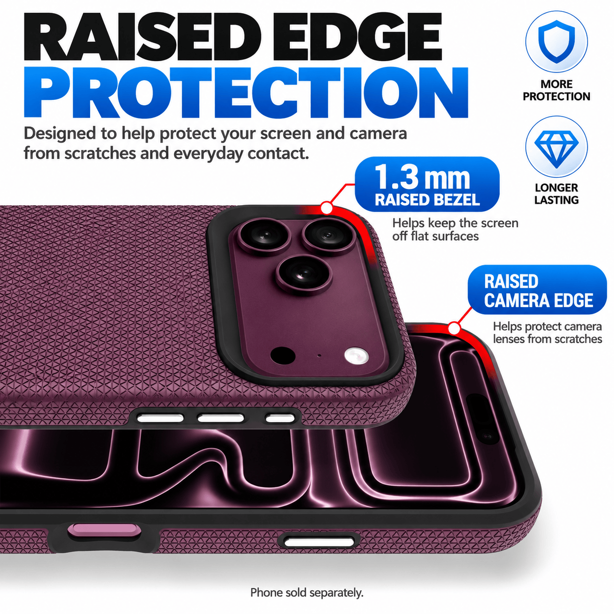 iPhone 18 Pro Shockproof MagSafe Case - 2-in-1 with ZeroDamage Tempered Glass | Armor Series