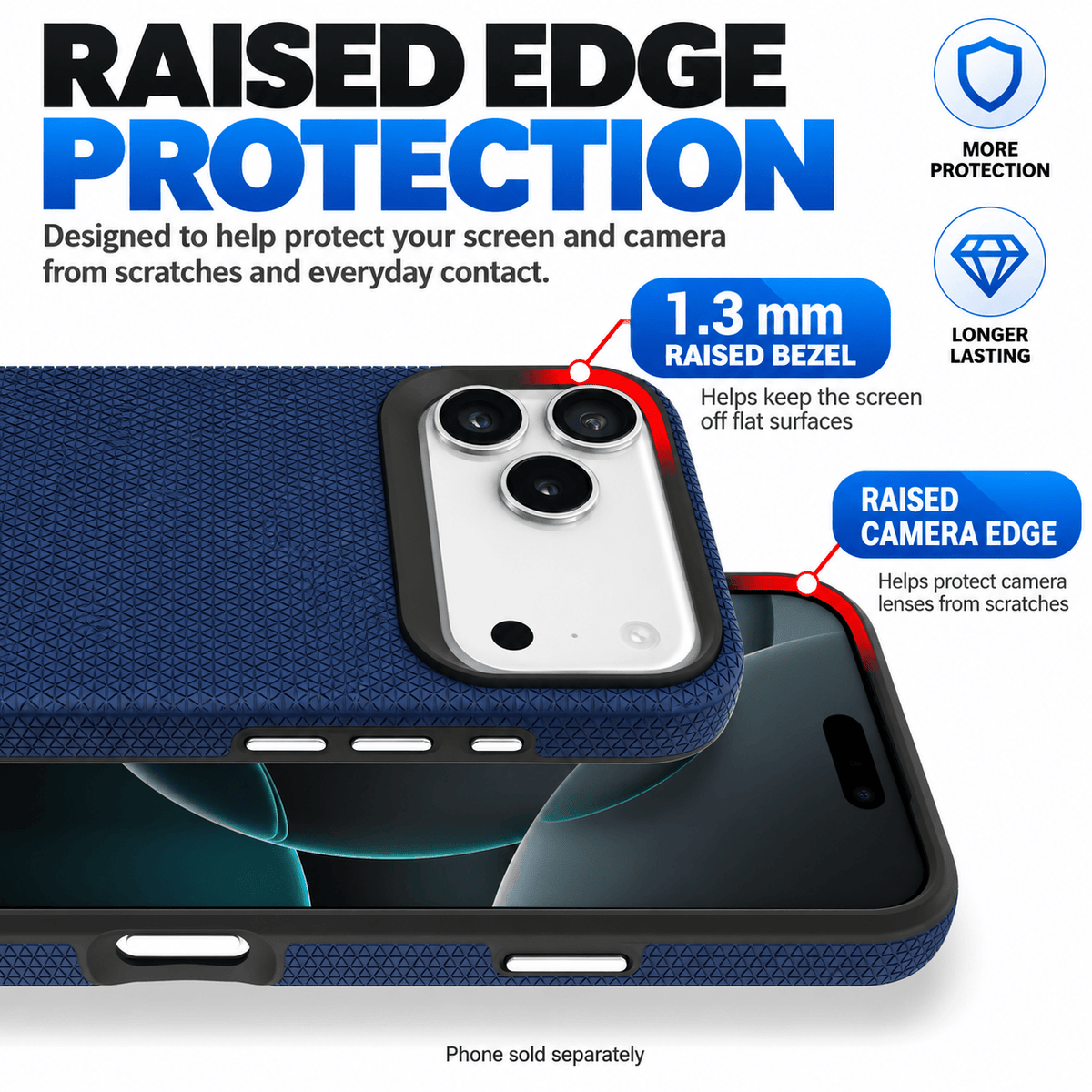 iPhone 18 Pro Shockproof MagSafe Case - 2-in-1 with ZeroDamage Tempered Glass | Armor Series