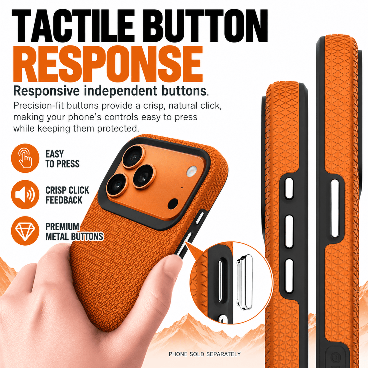 iPhone 18 Pro Shockproof MagSafe Case - 2-in-1 with ZeroDamage Tempered Glass | Armor Series