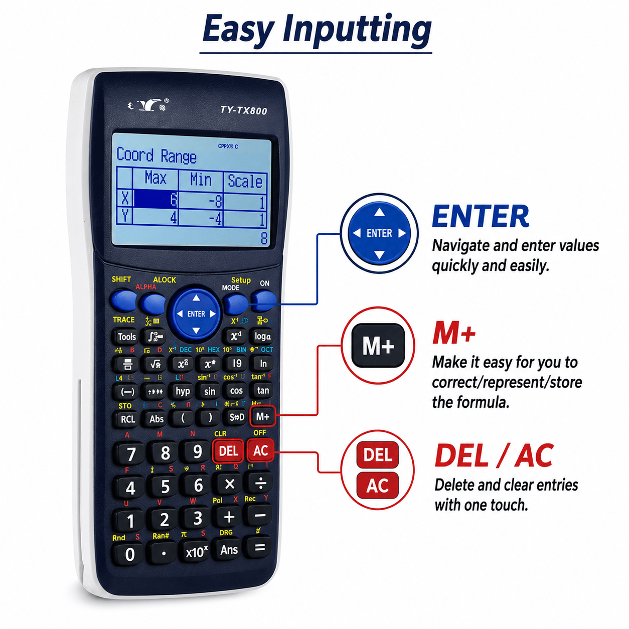 Graphing Scientific Calculator - 14-Digit Display & Financial Functions