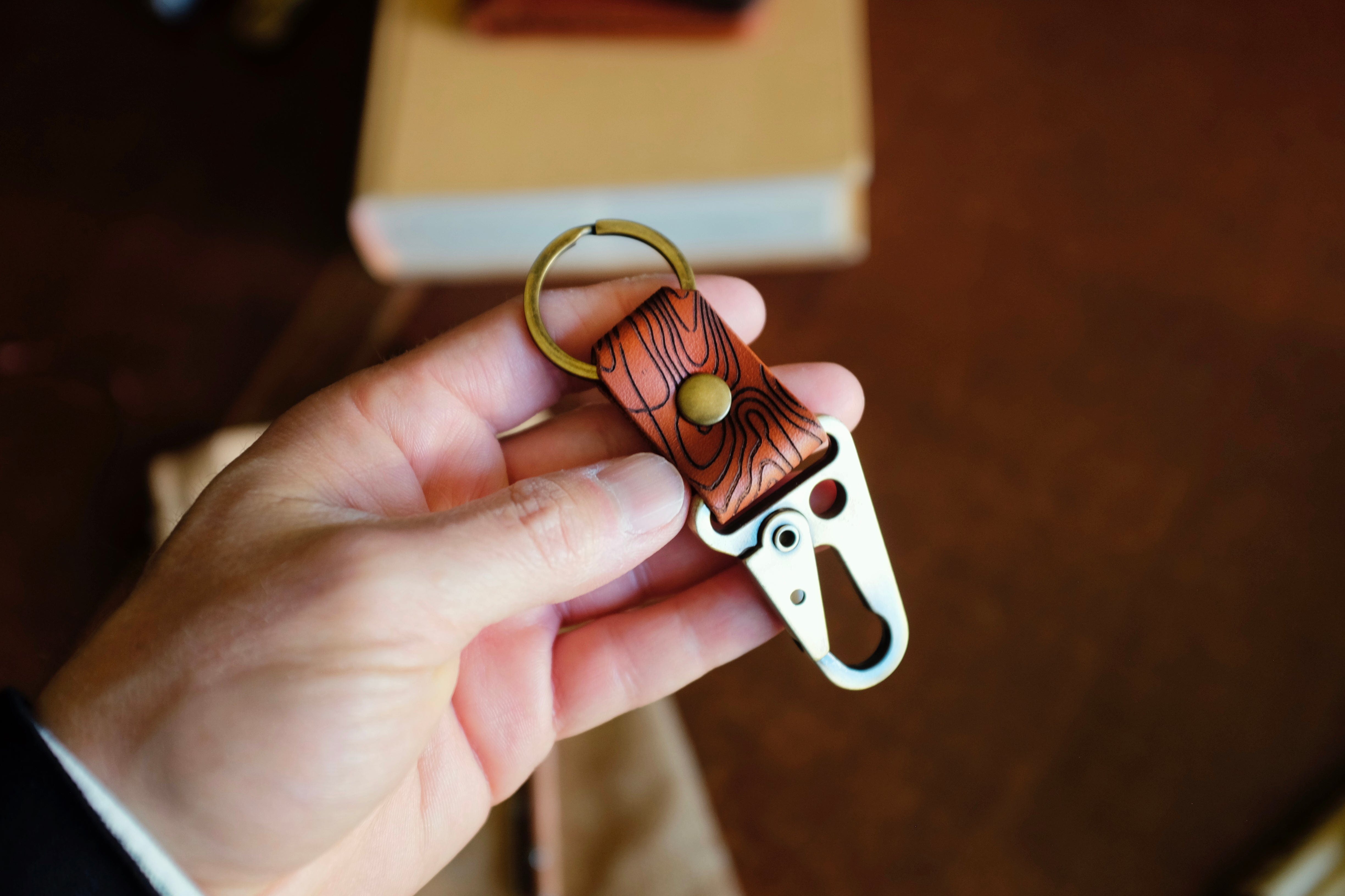 Leather Key Clip N2