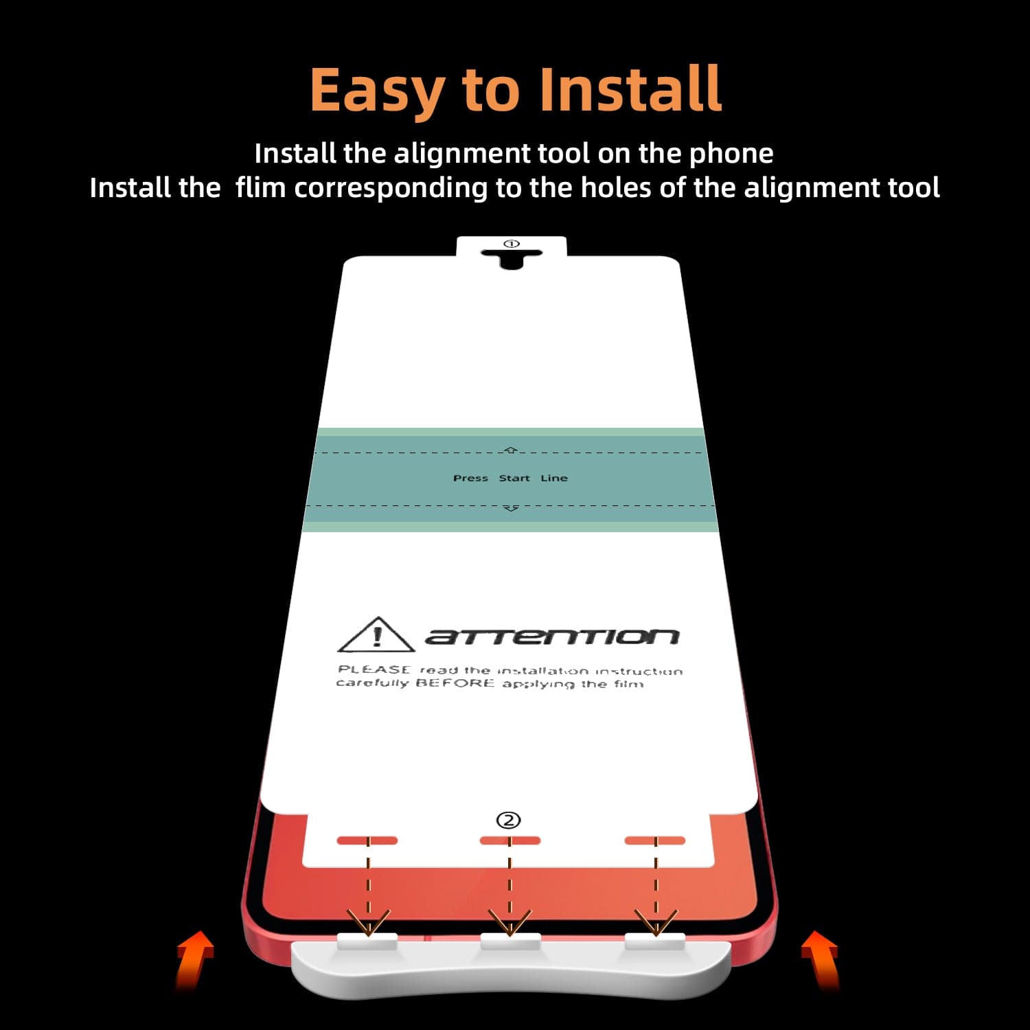 Samsung Galaxy Z Flip7 Screen Protector – Full Body with Alignment Tool, Clear | ZeroDamage
