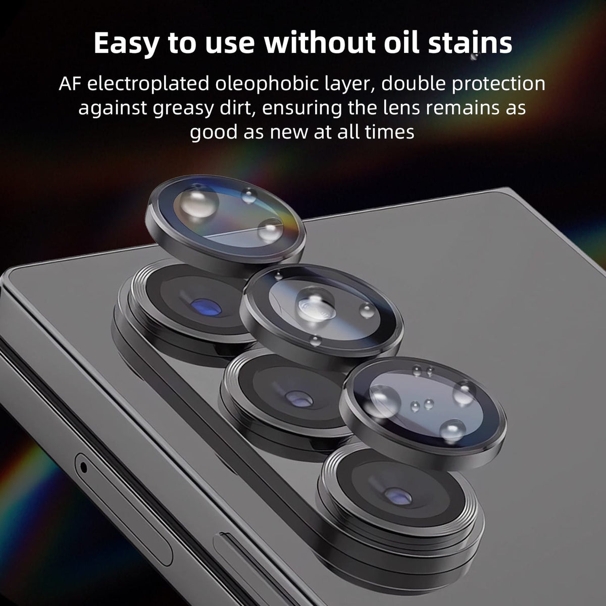 Galaxy Z Fold7 Camera Lens Protector - 9H Tempered Glass with Alignment Tool | ZeroDamage