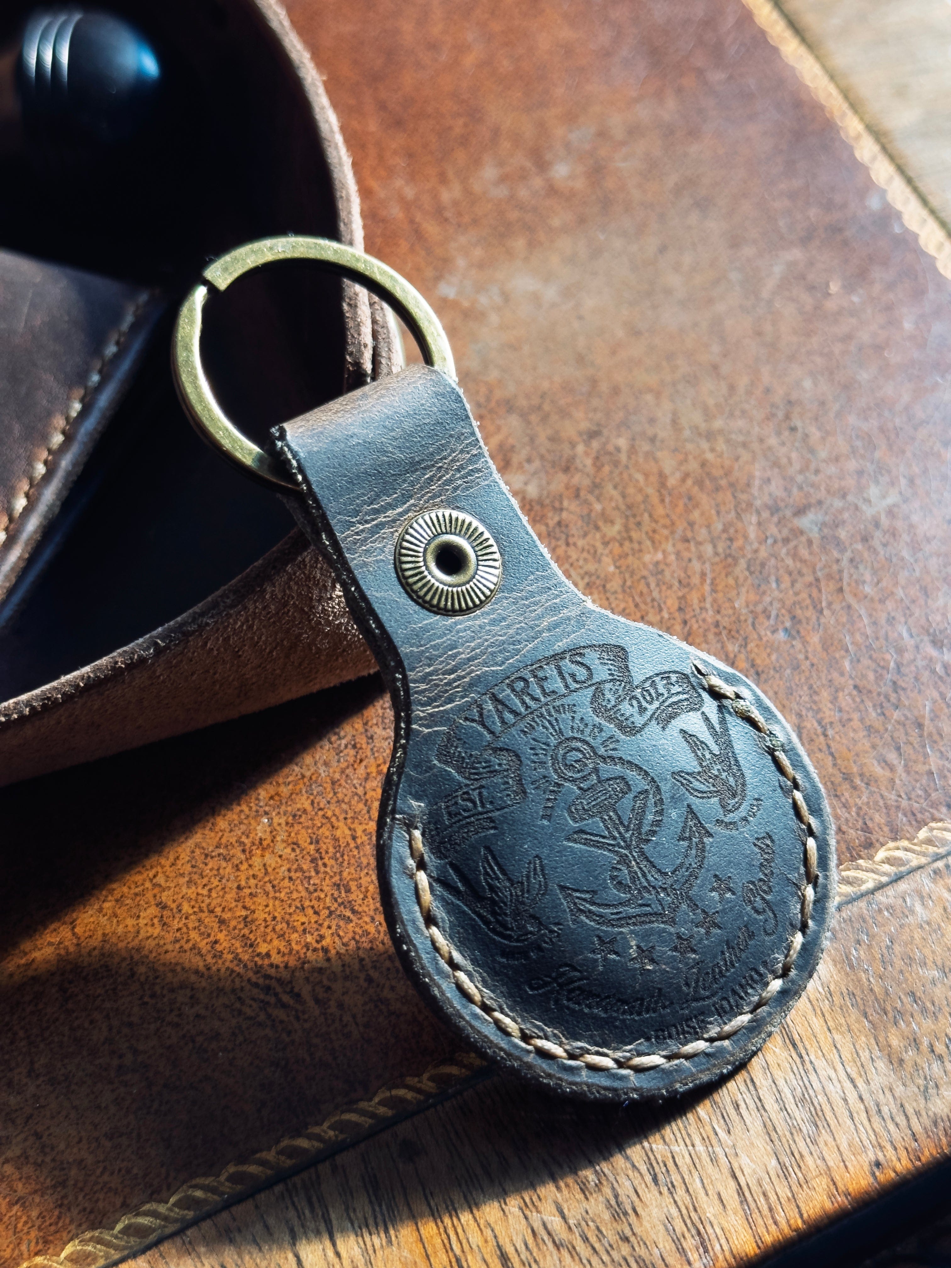 Handmade AirTag Key Ring - Apple AirTag