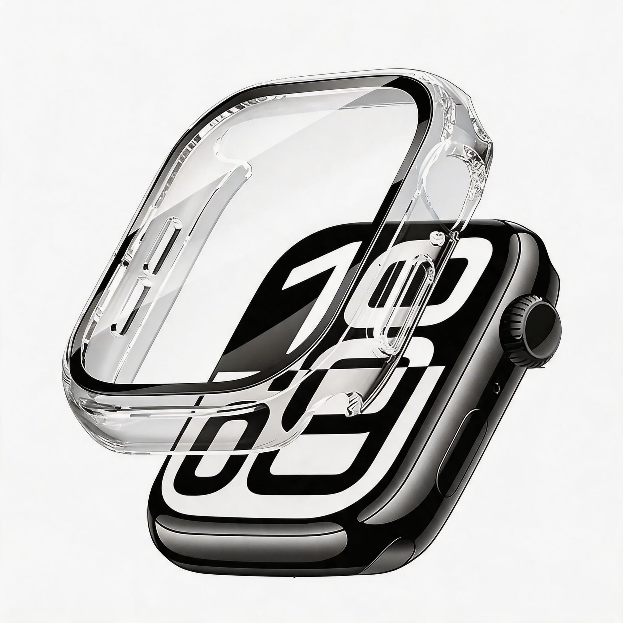 Apple Watch Ultra 1/2/3 (49mm) Integrated Case with Screen Protector - Rugged Snap-On Protection | ZeroDamage