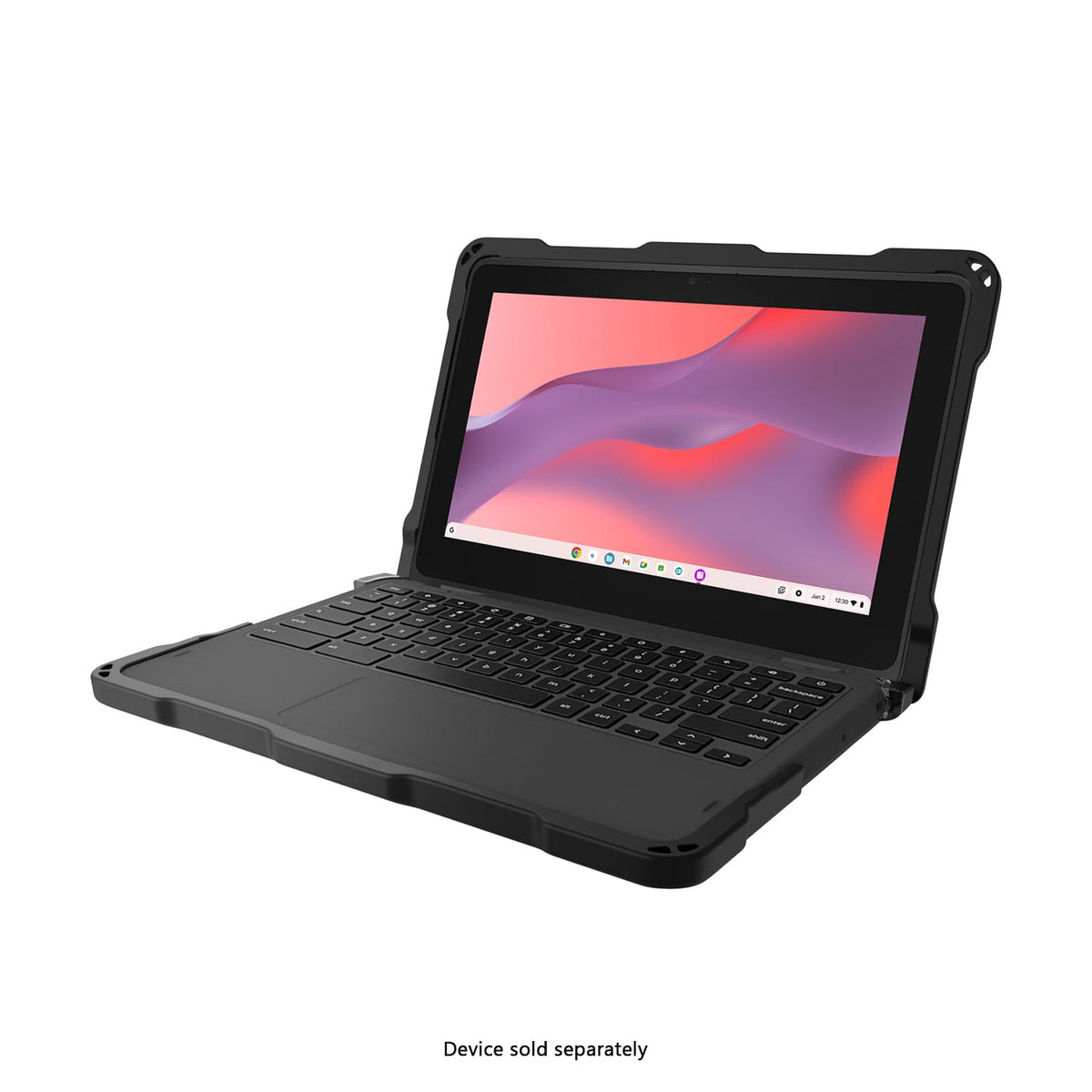 Heavy Duty Case for Dell Chromebook 11 CC11260 Clamshell – Rugged Clear TPU Bumper, image 3