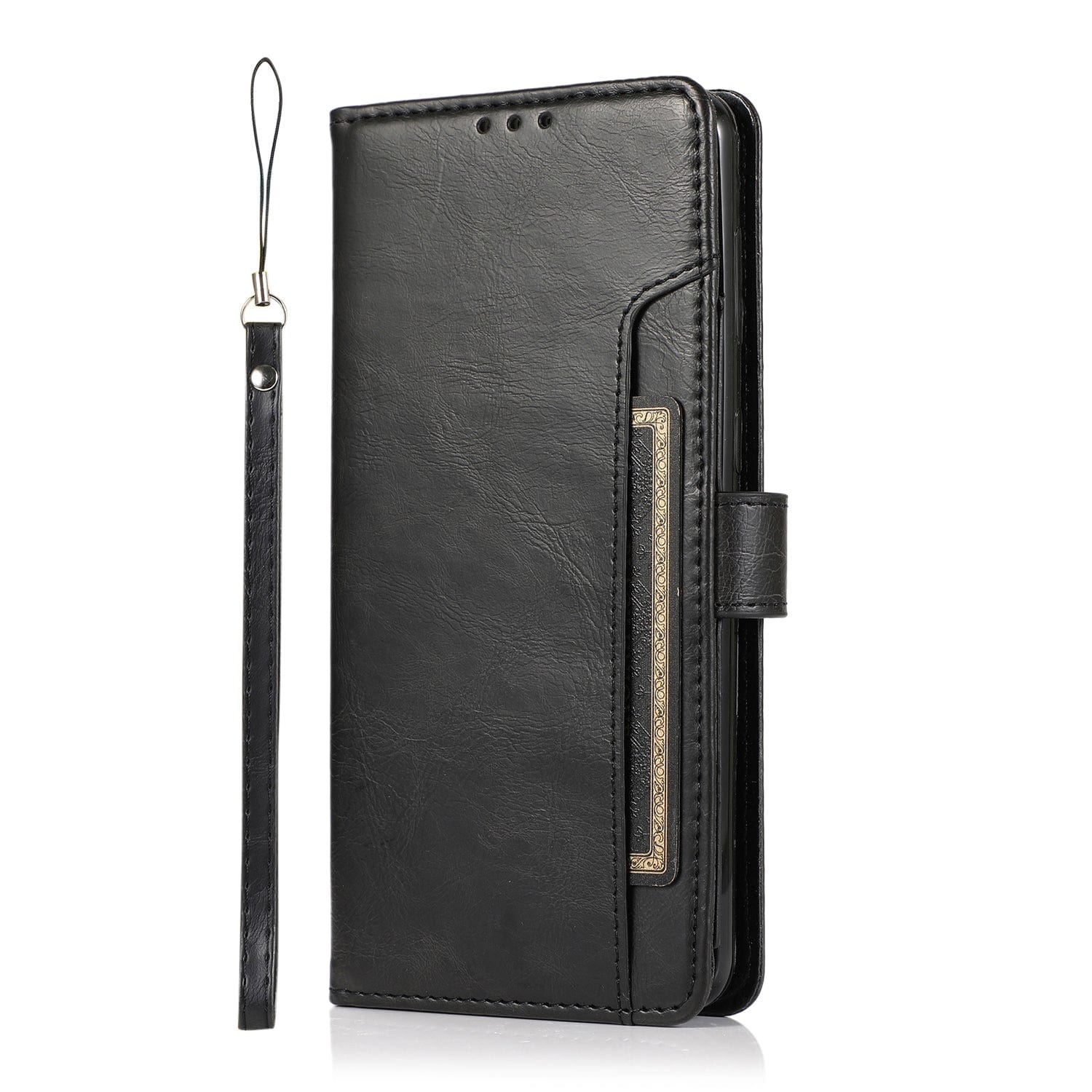 Indy Series Leather Wallet Case with Screen Protector - Samsung Galaxy S24+