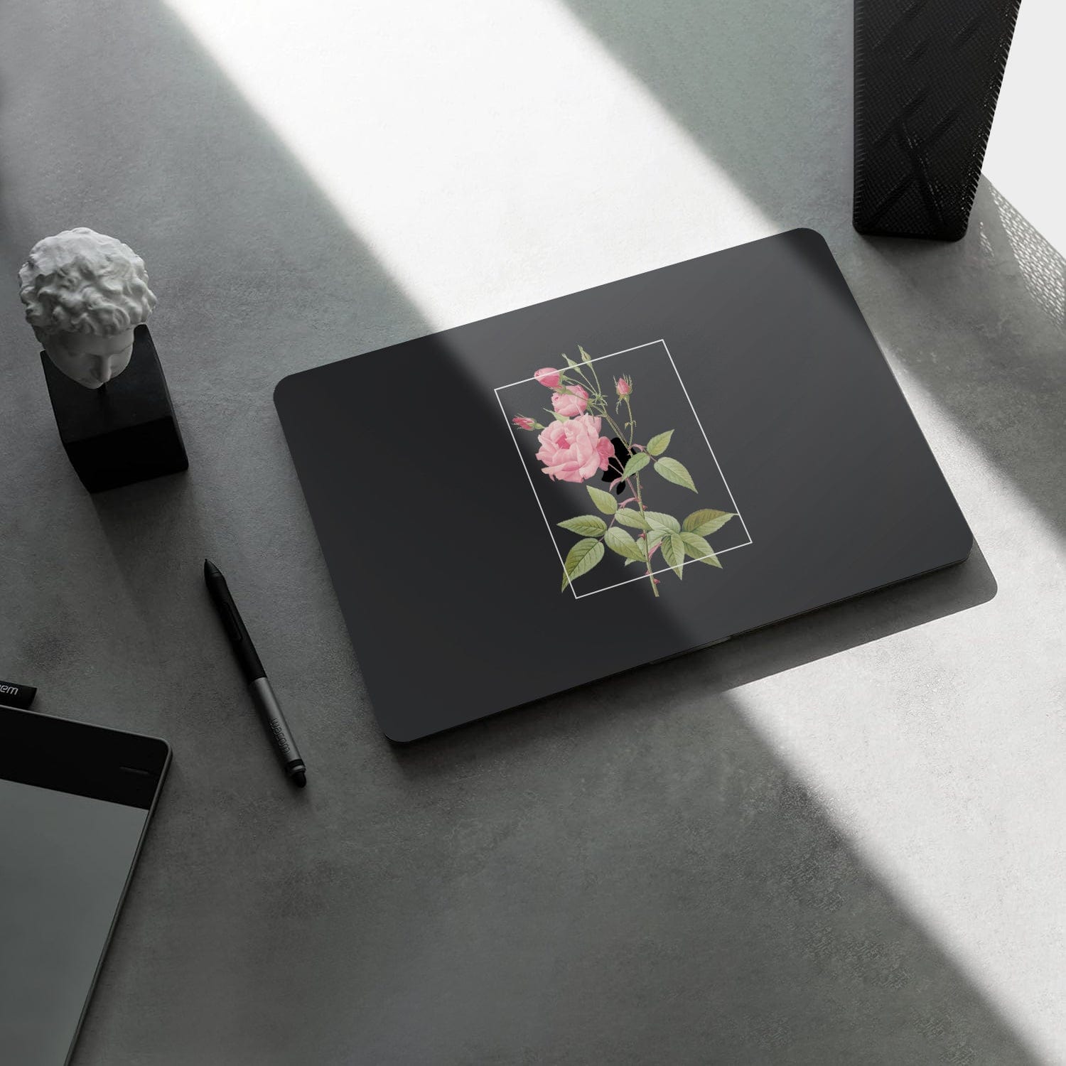 Hybrid-Flex Pink Rose Arts Case for MacBook Pro