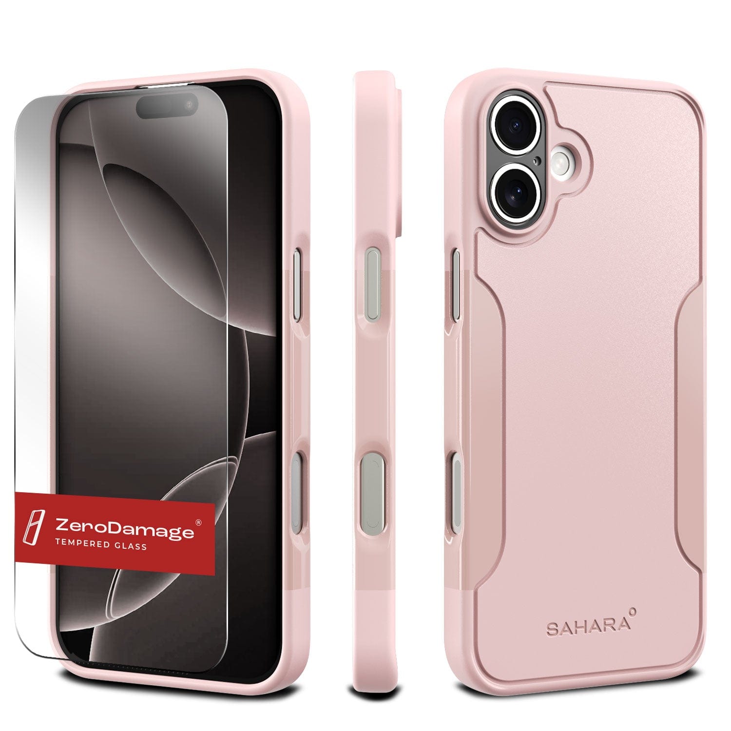 Classic Series Case & Tempered Glass Kit - Apple iPhone 16 Plus