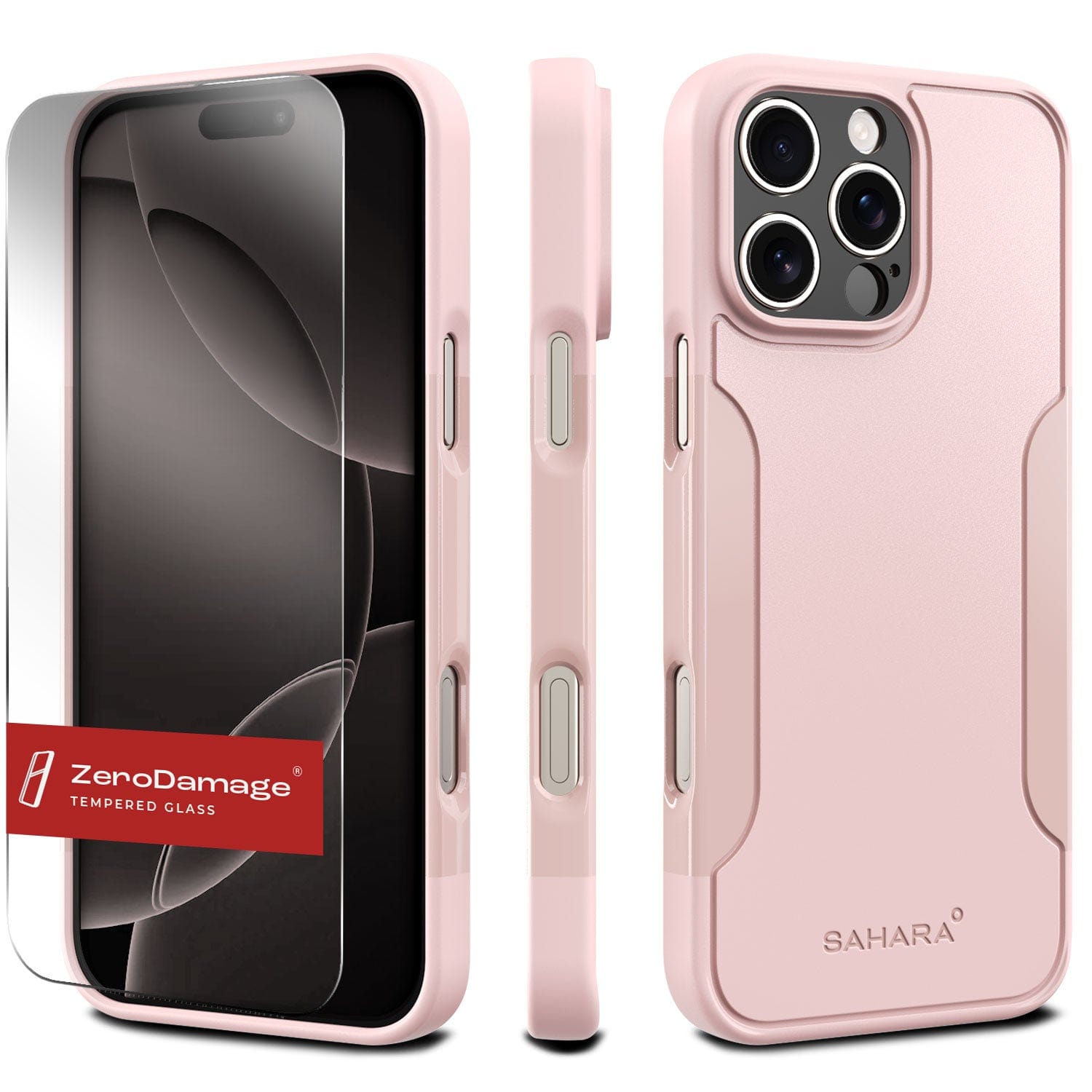 Classic Series Case & Tempered Glass Kit - Apple iPhone 16 Pro