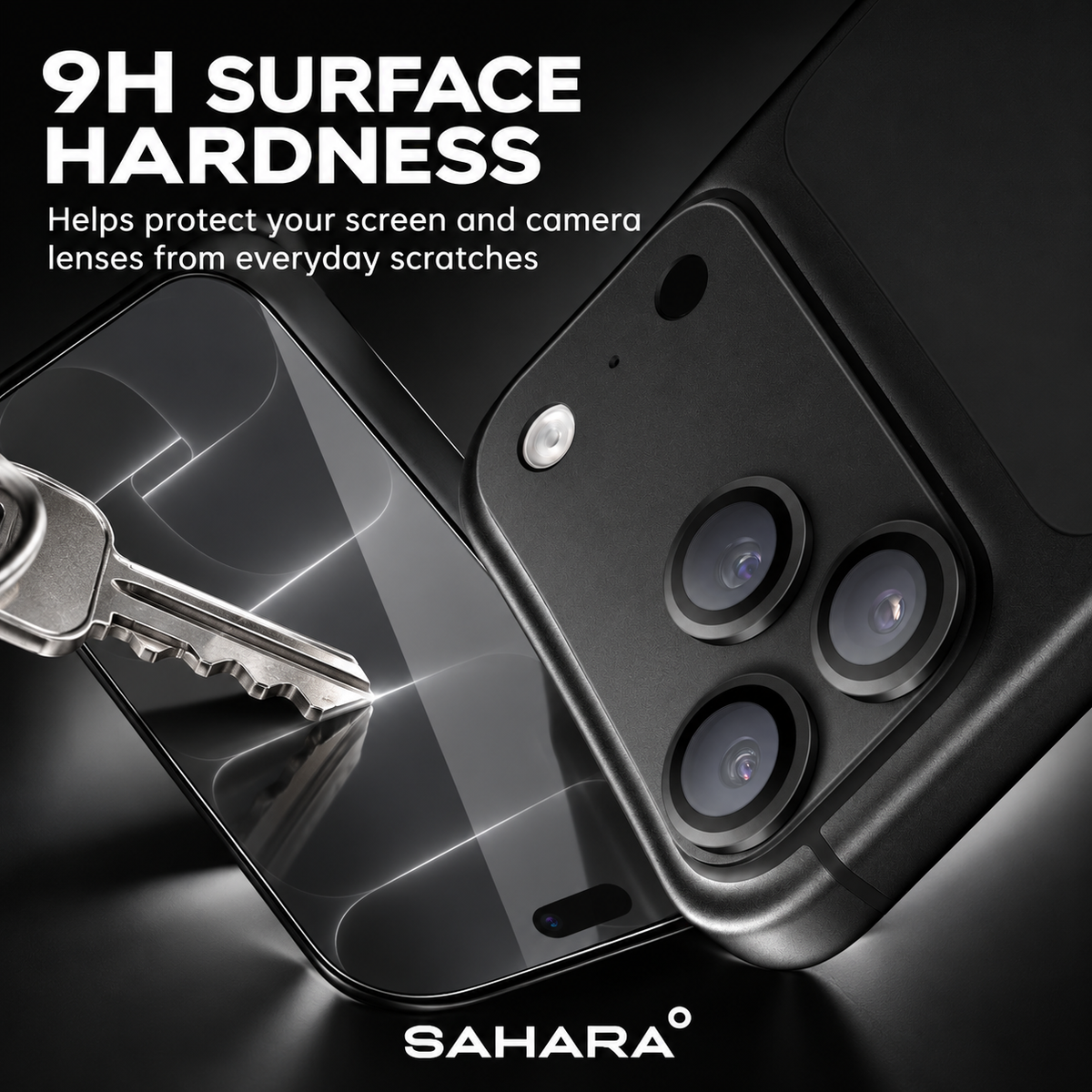 iPhone 18 Pro Screen & Camera Protector Bundle - 9H Glass, Alignment Tray | ZeroDamage