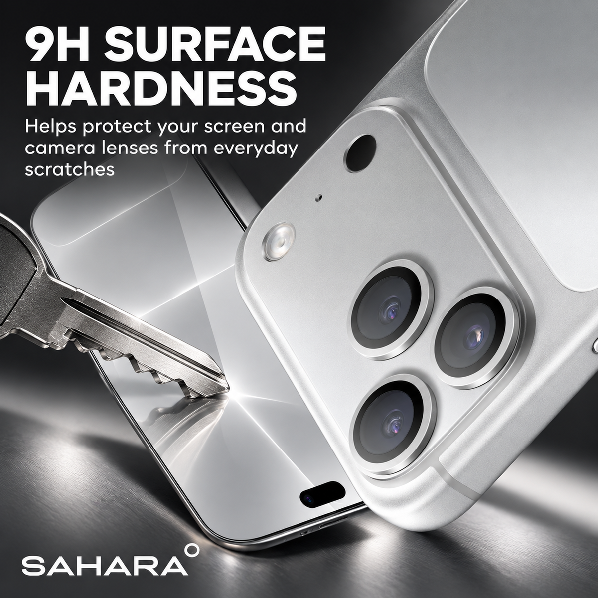 iPhone 18 Pro Screen & Camera Protector Bundle - 9H Glass, Alignment Tray | ZeroDamage