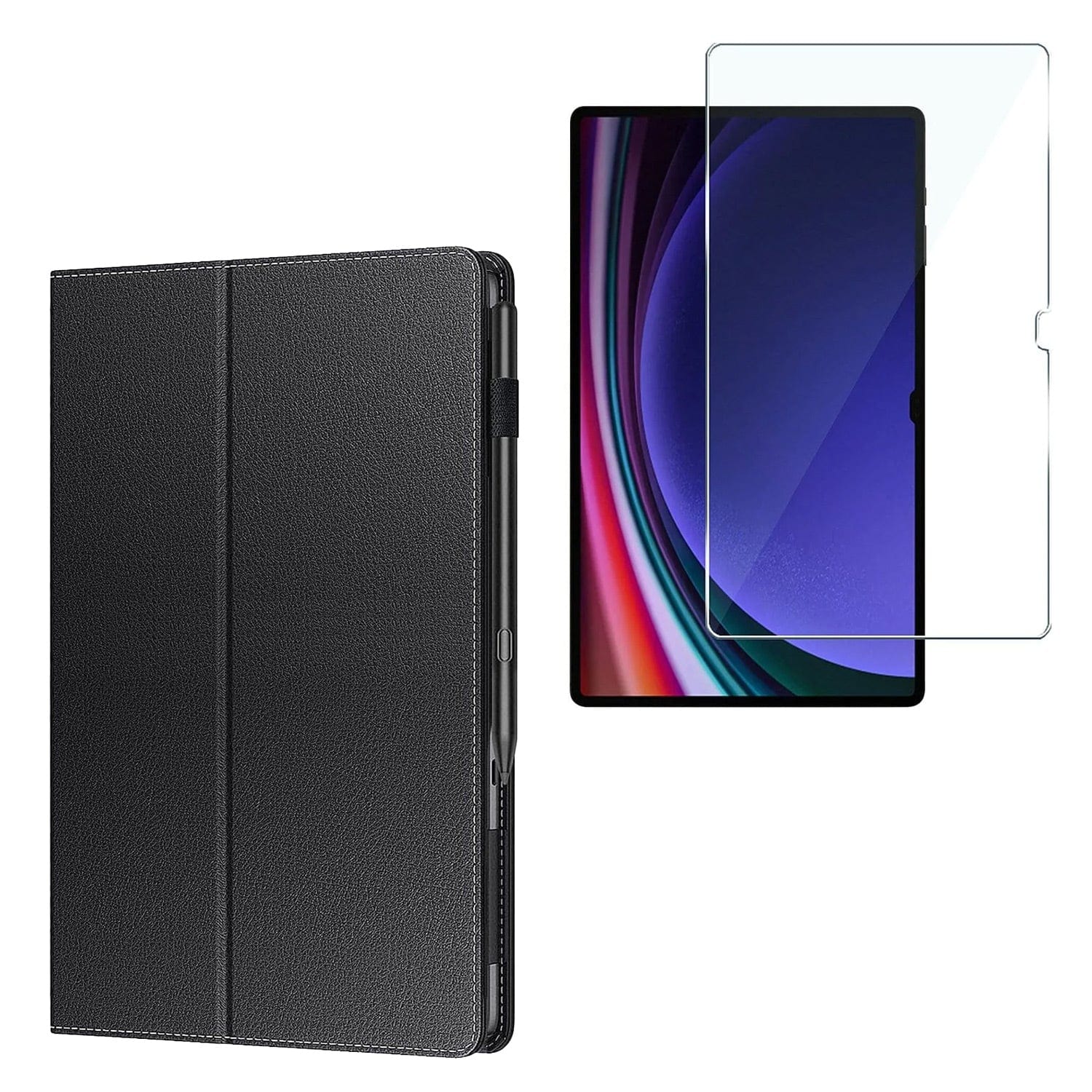 Indy Series Bi-Fold Folio Case Bundled with Screen Protector