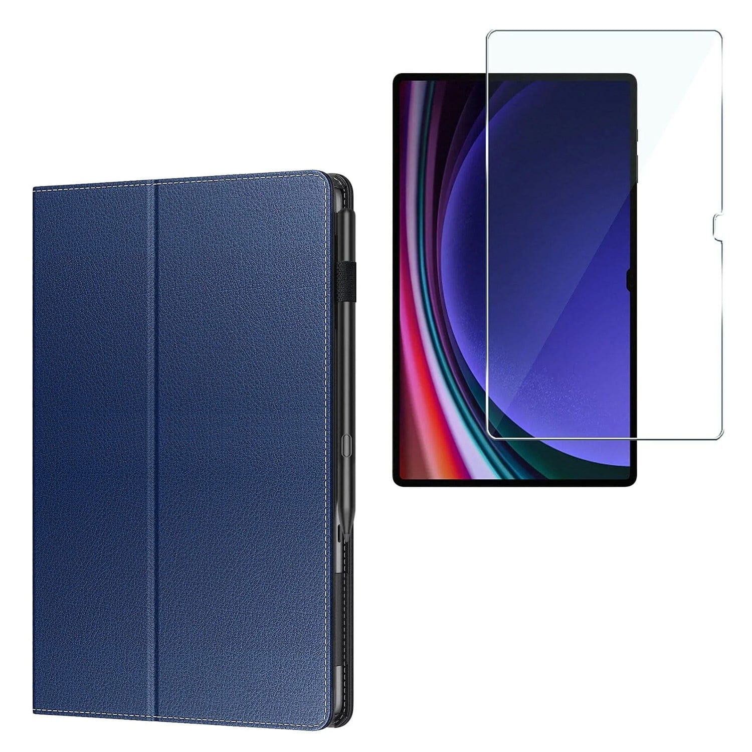 Indy Series Bi-Fold Folio Case Bundled with Screen Protector