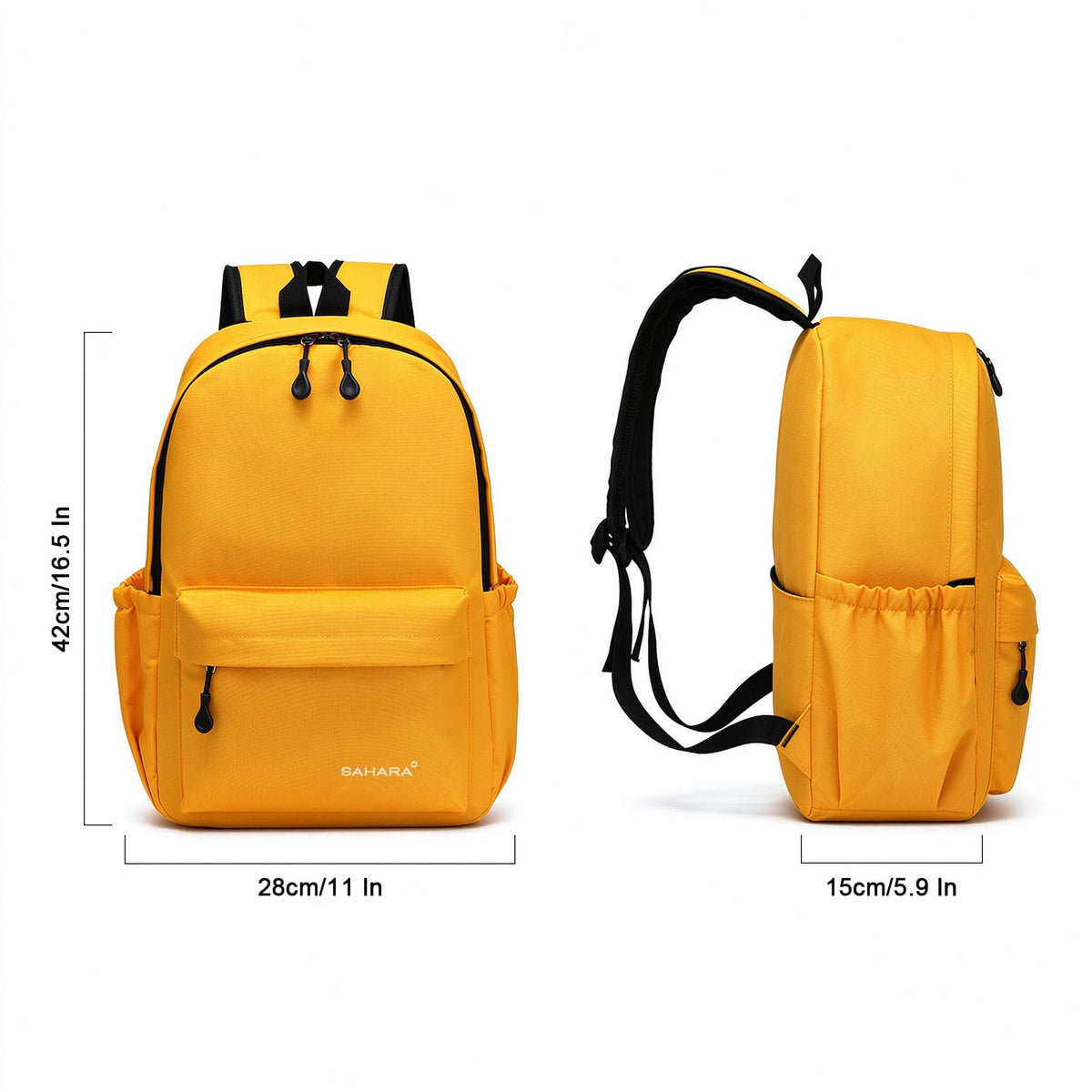 Sahara 16-Inch School Backpack - Waterproof Oxford Fabric | Classic Series