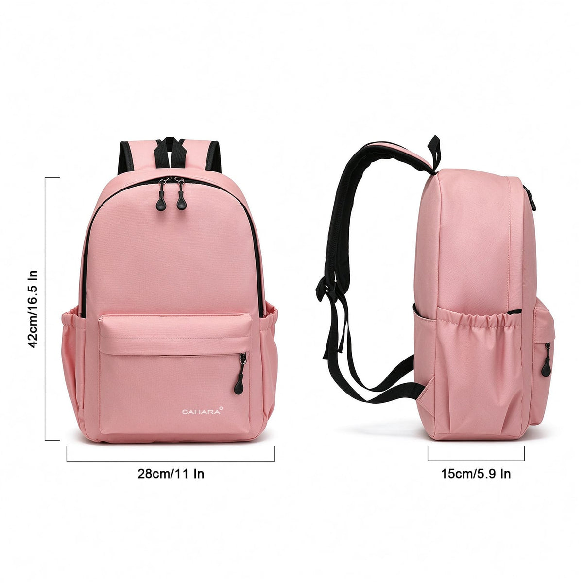 Sahara 16-Inch School Backpack - Waterproof Oxford Fabric | Classic Series