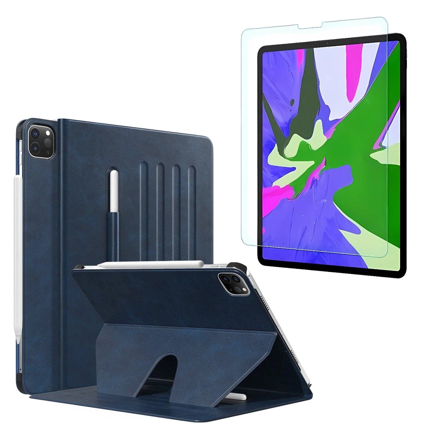 Venture Series Folio Case with Screen Protector - iPad Pro 12.9" (4th-6th Gen)