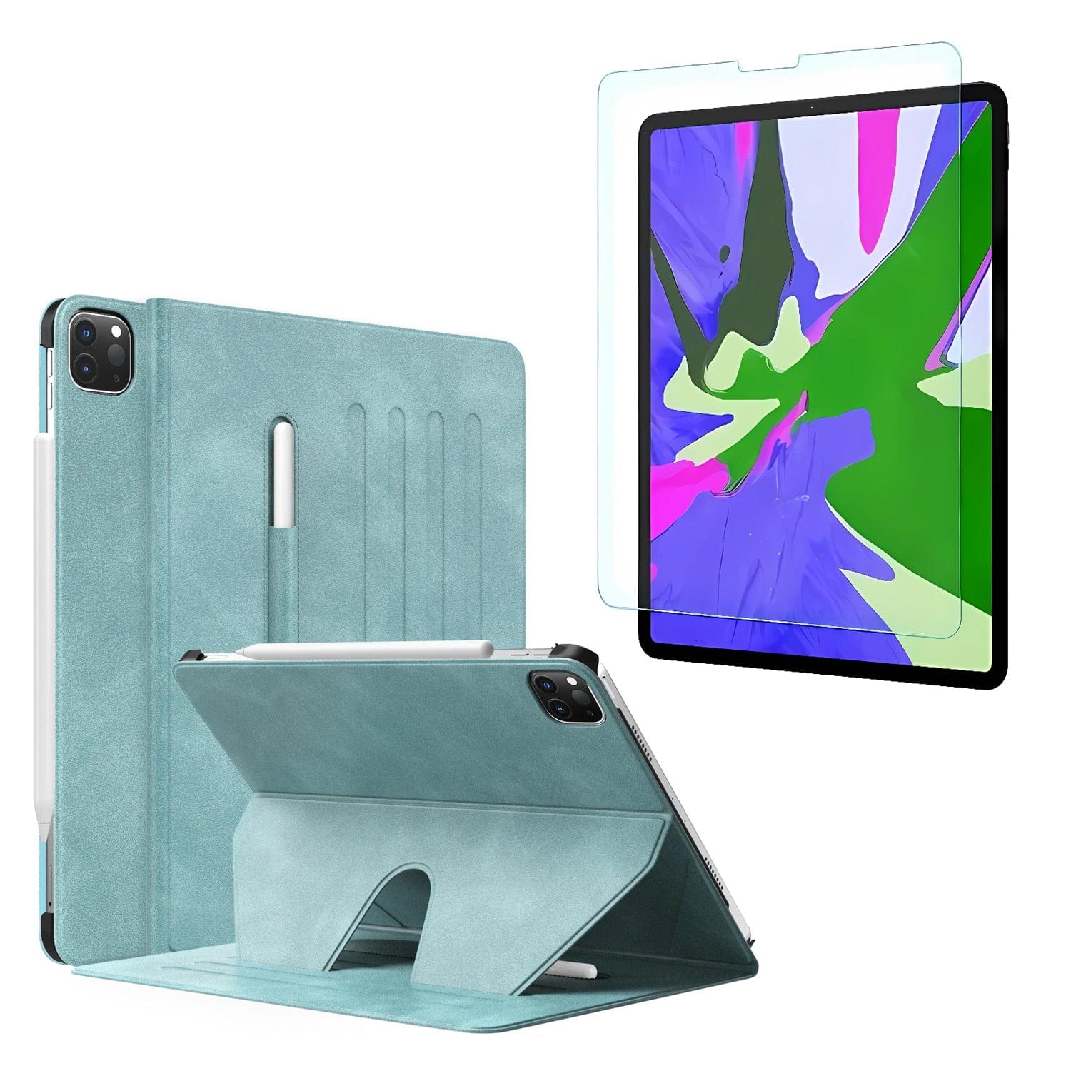 Venture Series Folio Case with Screen Protector - iPad Pro 12.9" (4th-6th Gen)