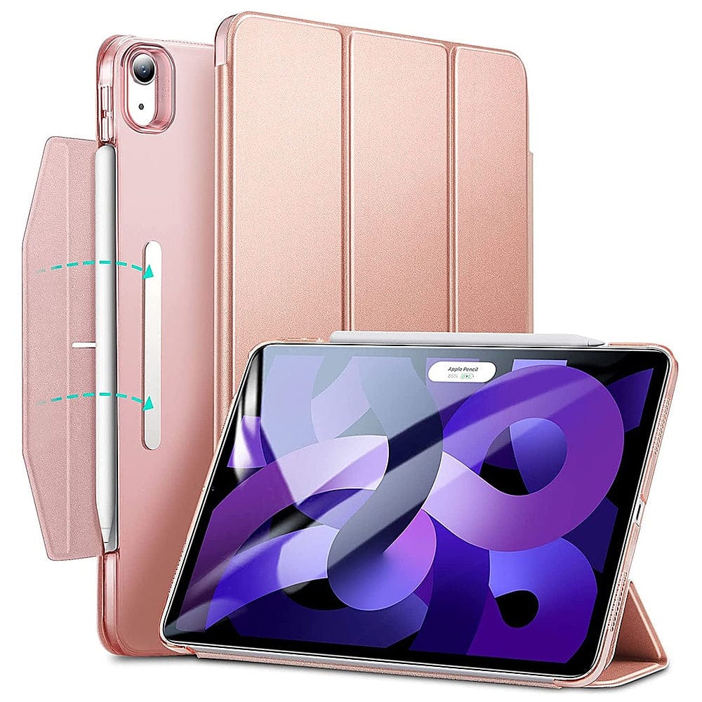 AirShield Series Folio Case for Apple iPad Air 10.9" (4th Gen and 5th Gen 2022) - Rose Gold