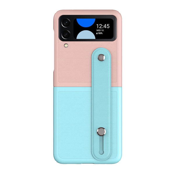FingerGrip Series Case for Samsung Galaxy Z Flip4 - Pink/Ice Blue