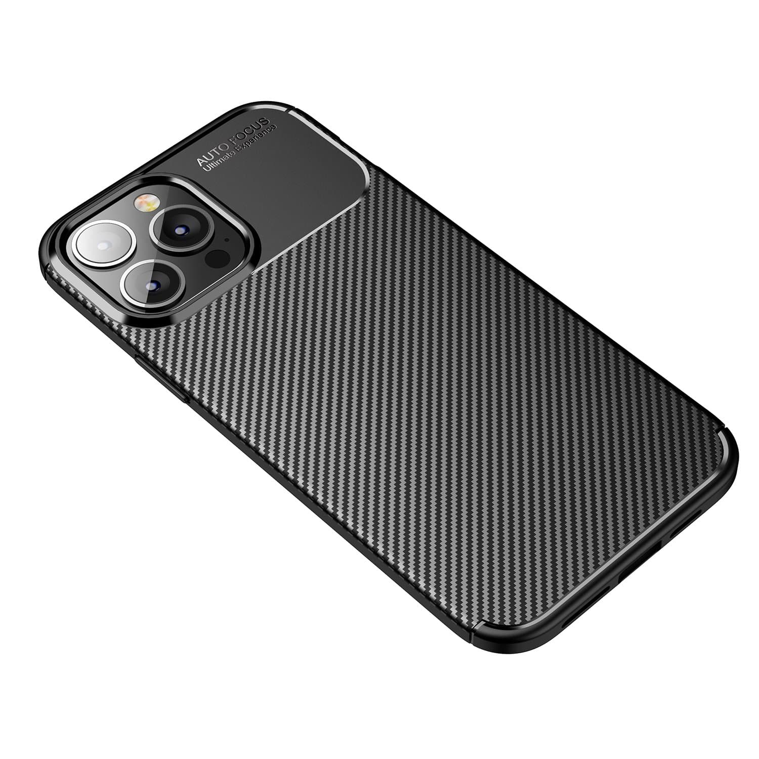 Black Apple iPhone 13 Pro Max Case - Anti Slip Series