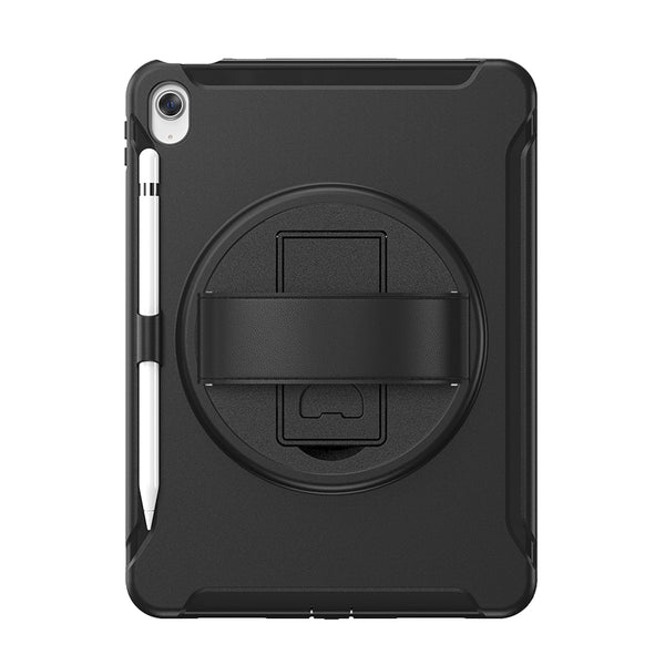 Protection Hand Strap Series Case for Apple iPad 10.9" (10th Generation 2022) - Black