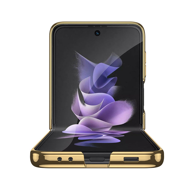 Marble with Ring Case for Samsung Galaxy Z Flip4 - Black