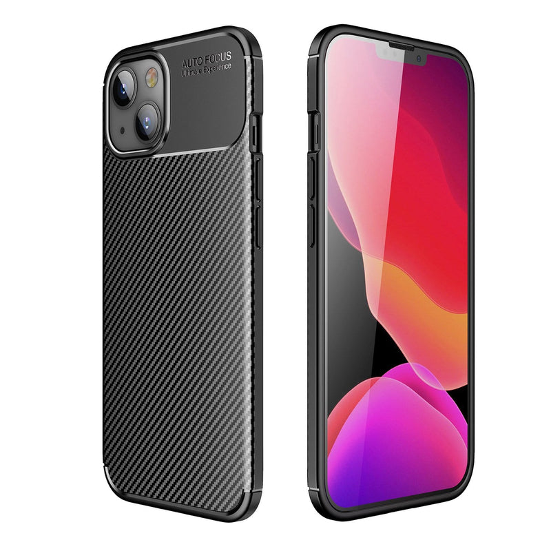 Black Apple iPhone 13 & iPhone 14 Case - Anti Slip Series