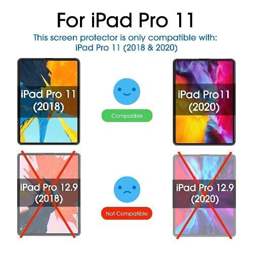 ZeroDamage - for Apple iPad 11 Pro (2020) - Tempered Glass Screen Protector
