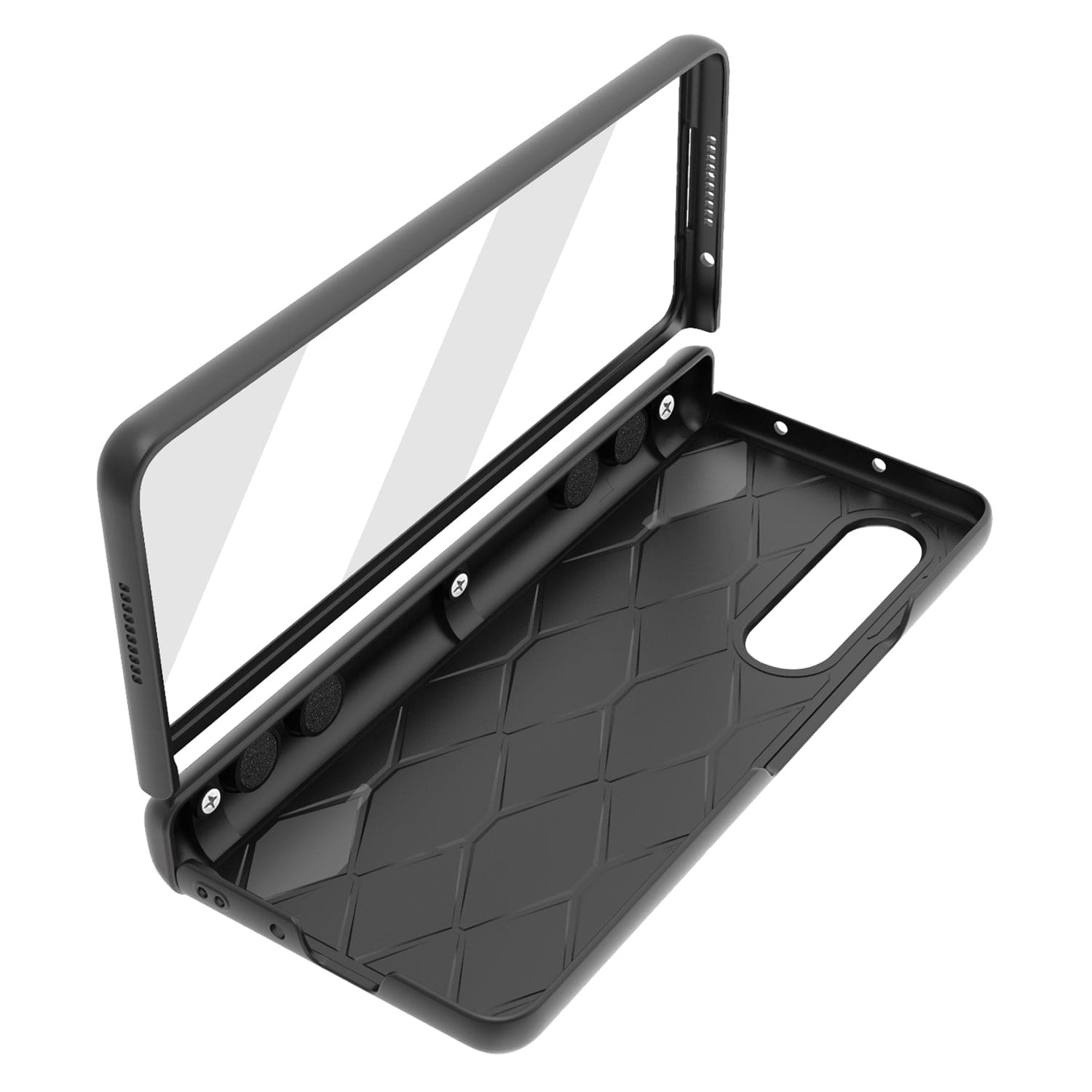 GRIP Series Full Body Case with S Pen Compatibility for Samsung Galaxy Z Fold4 - Black