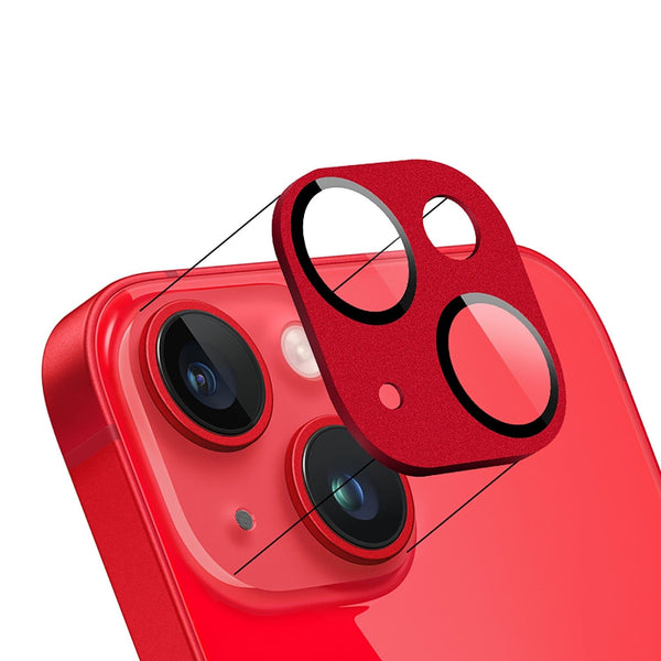 ZeroDamage Camera Lens Protector for Apple iPhone 14 and iPhone 14 Plus (2-Pack) - Red