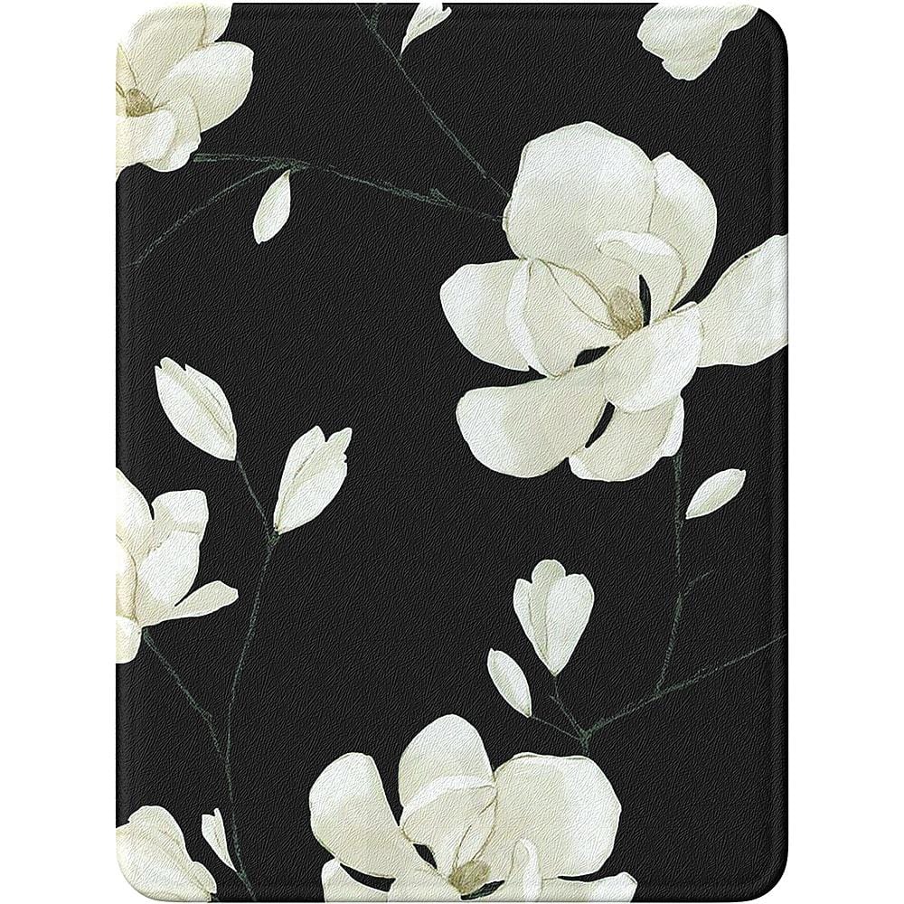 Hand Strap Series Folio Case for Amazon Kindle Paperwhite (11th Generation - 2021 and 2022 Release) - Black Floral