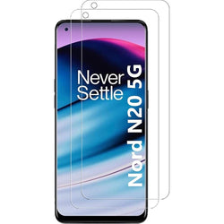 ZeroDamage Ultra Strong+ Tempered Glass Screen Protector for OnePlus Nord N20 5G (2-Pack) - Clear