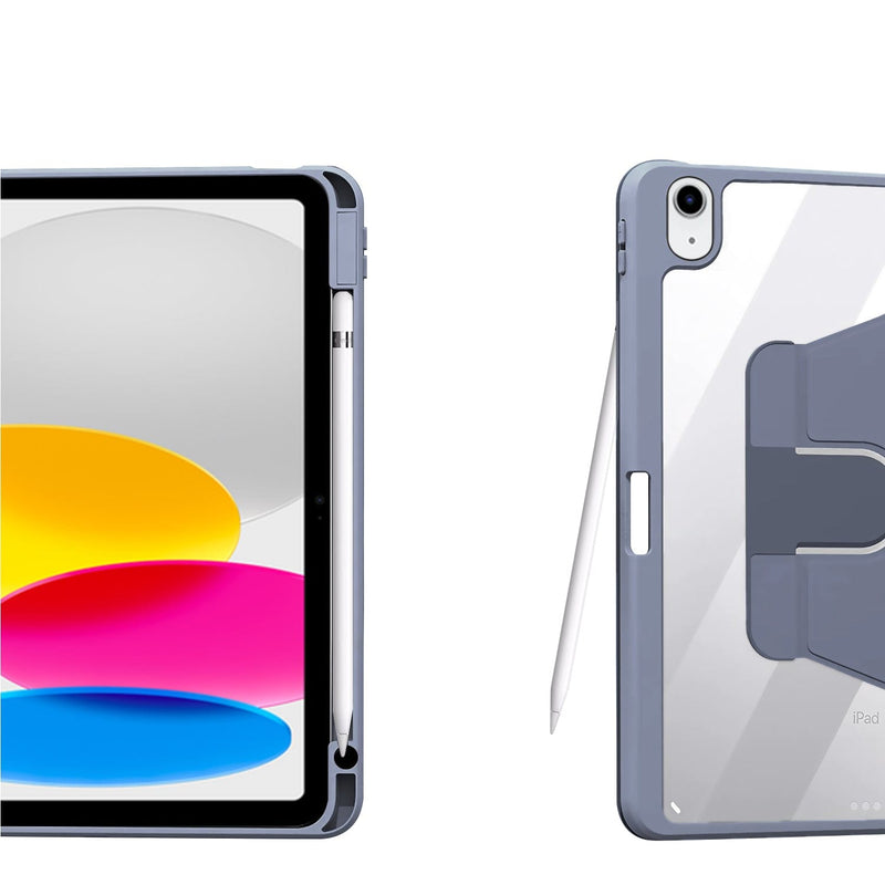 Rotating Folio Case for Apple iPad 10.9" (10th Generation 2022) - Shadow Purple Gray