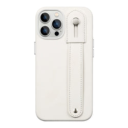 FingerGrip Series Case Leather with Magsafe for Apple iPhone 14 Pro - White