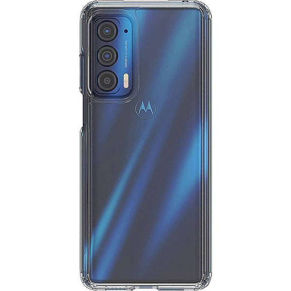 SaharaCase - Hybrid-Flex Hard Shell Series Case for Motorola Edge (2021) - Clear