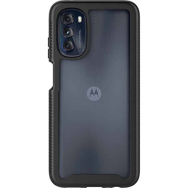 GRIP Series Case for Motorola Moto G 5G (2022) - Black/Clear