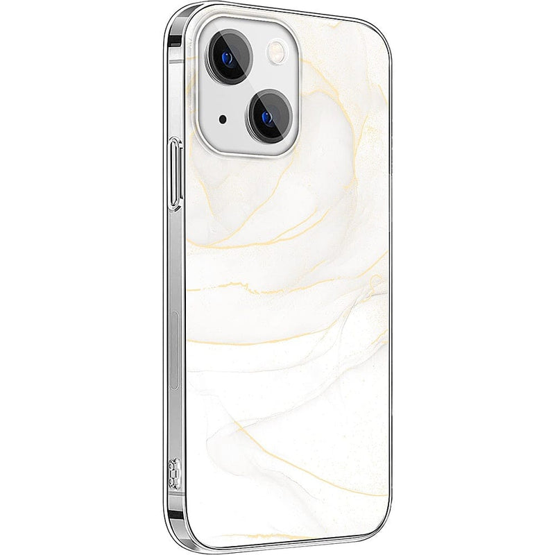 Marble Series Case for Apple iPhone 14 Plus - White Marble