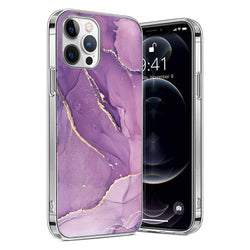 Purple Marble iPhone 13 Pro Max Case - Marble Series Case