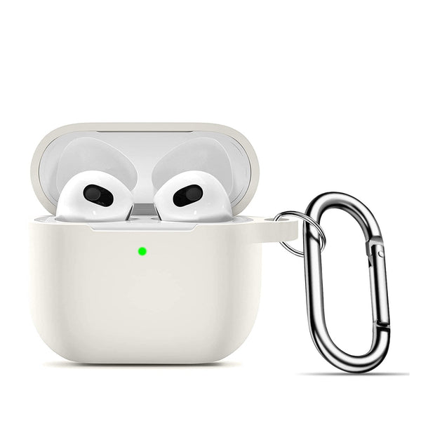SaharaCase - Liquid Silicone Case - for Apple AirPods 3 - Glow White